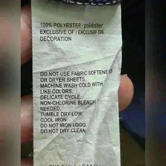 PGA TOUR Golf mens Blue Striped large polo short sleeve top - Picture 11 of 13